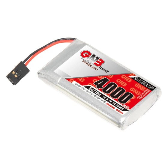 Hot Sales GAONENG GNB 4000mah 1S 5C 10C 3.7V JR Connector RC LiPo Battery for Sanwa M17 Transmitter Receiver
